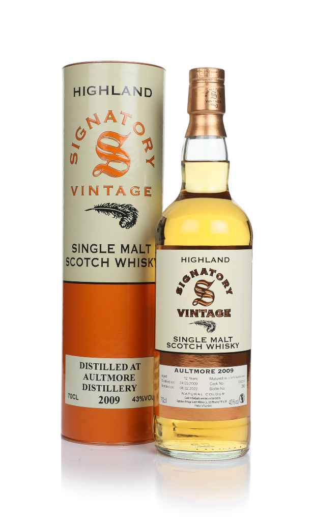 Aultmore 12 Year Old 2009 (cask 303238) - Signatory Vintage 70cl product image