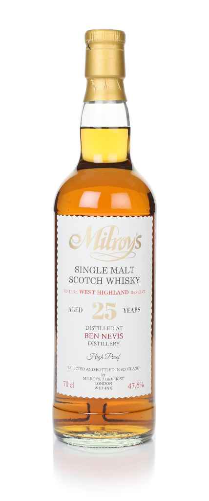 Ben Nevis 25 Year Old 1996 (cask 20) - Milroy's 70cl product image