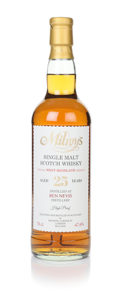 Ben Nevis 25 Year Old 1996 (cask 20) - Milroy's 70cl product image