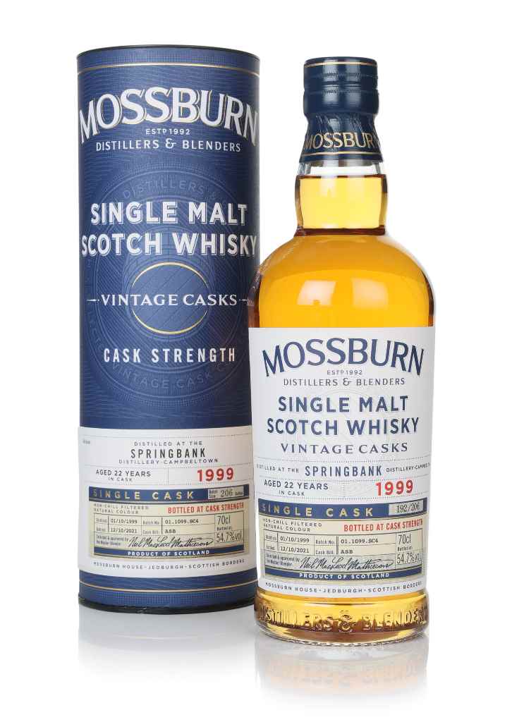 Springbank 22 Year Old 1999 - Vintage Casks (Mossburn) 70cl product image
