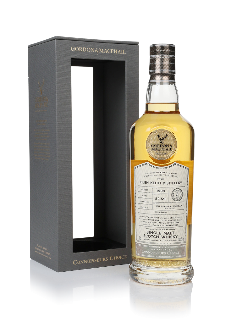 Glen Keith 22 Year Old 1999 (cask 115) - Connoisseurs Choice (Gordon & MacPhail) 70cl product image