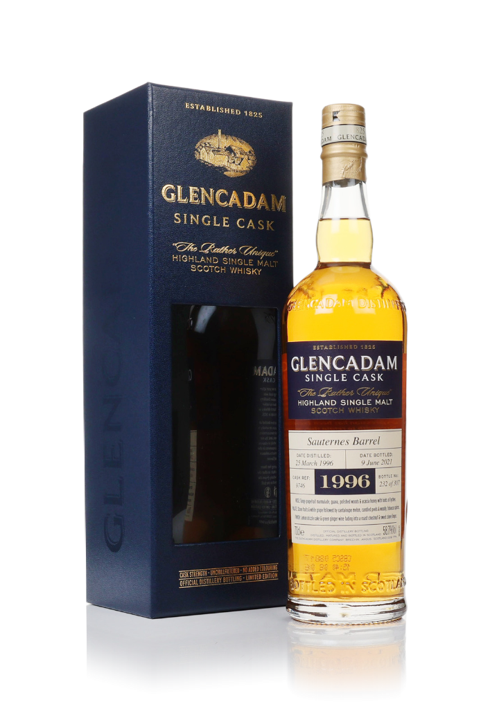 Glencadam 25 Year Old 1996 (cask 9746) - Sauternes Barrel 70cl product image
