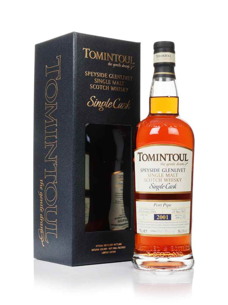Tomintoul 20 Year Old 2001 (cask 1) - Port Pipe 70cl product image