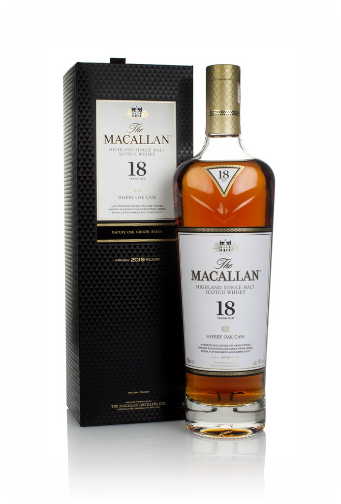 The Macallan 18 Year Old Sherry Oak (2019 Release) 70cl product image