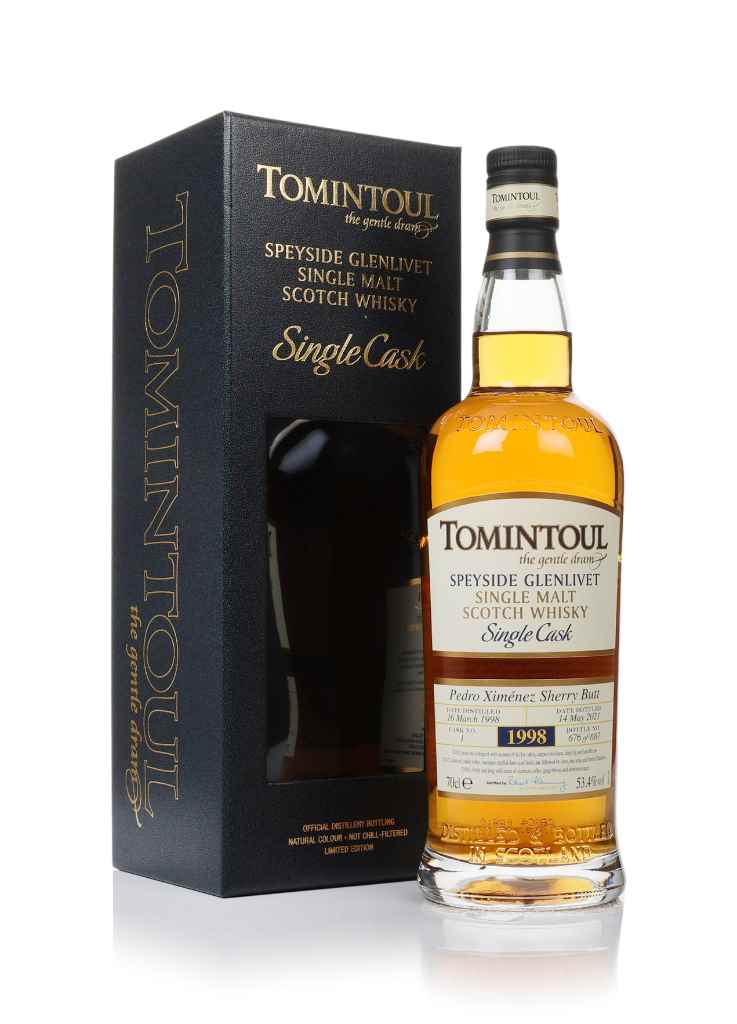 Tomintoul 23 Year Old 1998 (cask 1) - Pedro Ximénez Sherry Butt 70cl product image