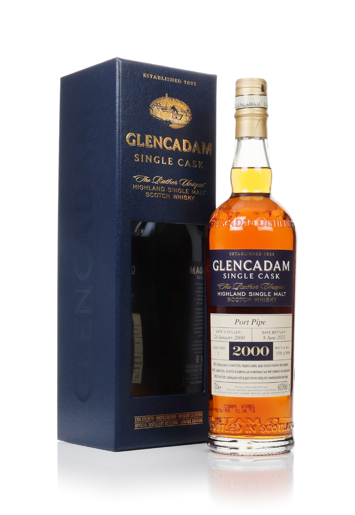 Glencadam 21 Year Old 2000 (cask 1) - Port Pipe 70cl product image