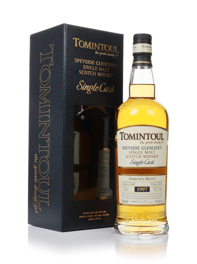 Tomintoul 24 Year Old 1997 (cask 9744) - Sauternes Barrel 70cl product image