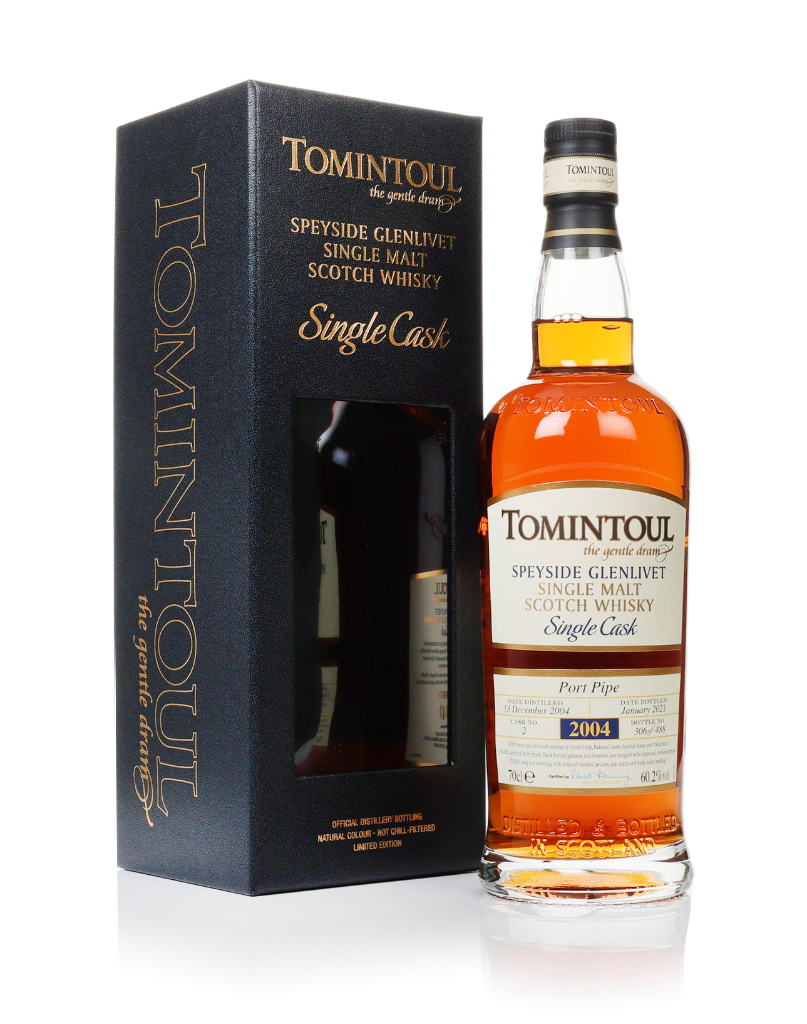 Tomintoul 16 Year Old 2004 (cask 2) -  Port Pipe 70cl product image