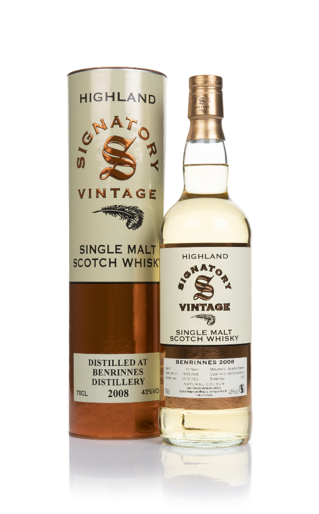 Benrinnes 13 Year Old 2008 (casks 800308 & 800309) - Signatory 70cl product image