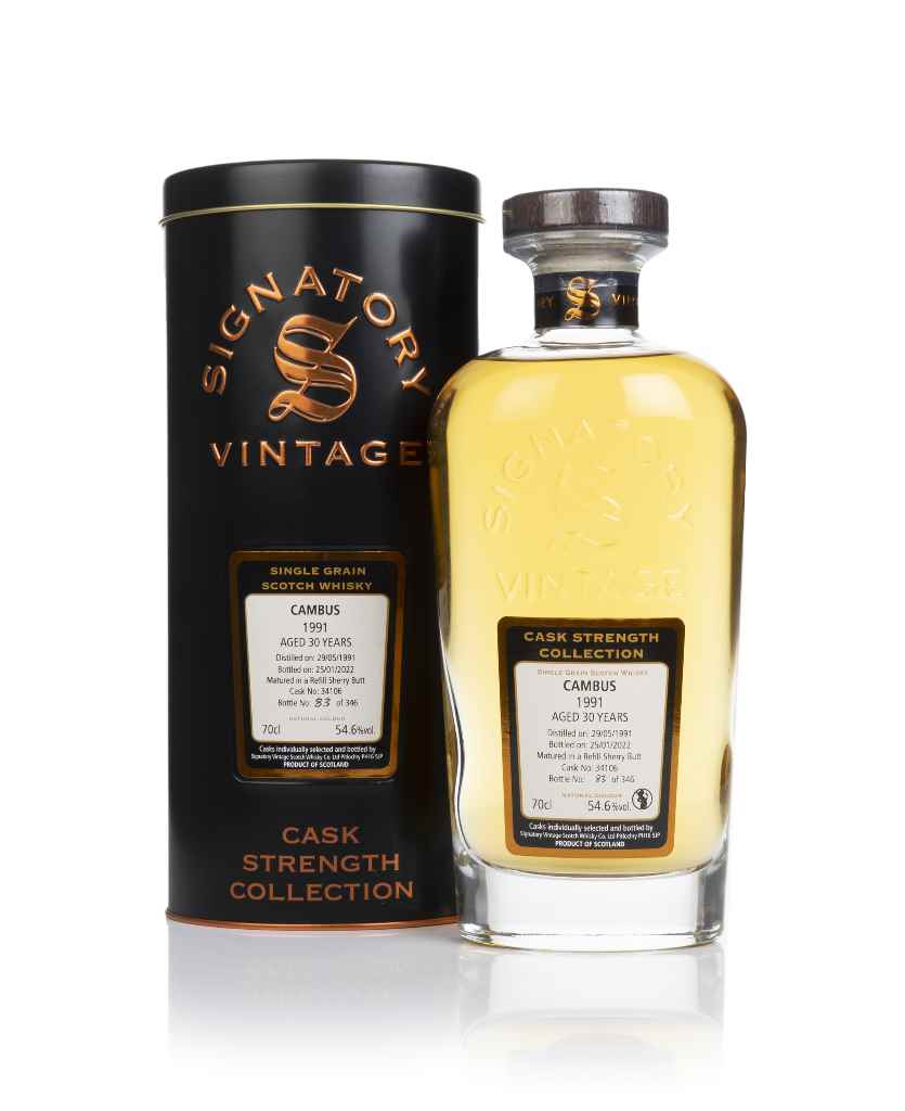 Cambus 30 Year Old 1991 (cask 34106) - Cask Strength Collection (Signatory) 70cl product image