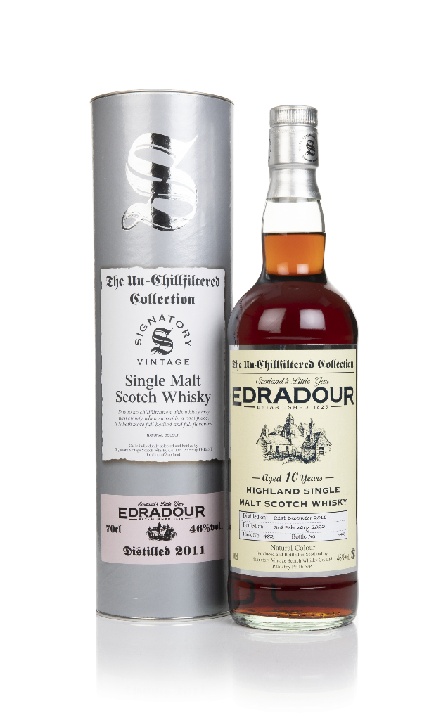 Edradour 10 Year Old 2011 (cask 482) - Un-Chillfiltered Collection (Signatory) 70cl product image