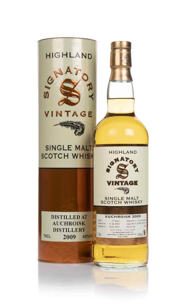 Auchroisk 12 Year Old 2009 (casks 804051 & 804052) - Signatory 70cl product image