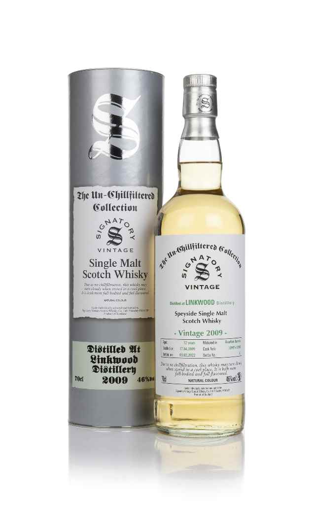 Linkwood 12 Year Old 2009 (casks 33997 & 33998) - Un-Chillfiltered Collection (Signatory) 70cl product image