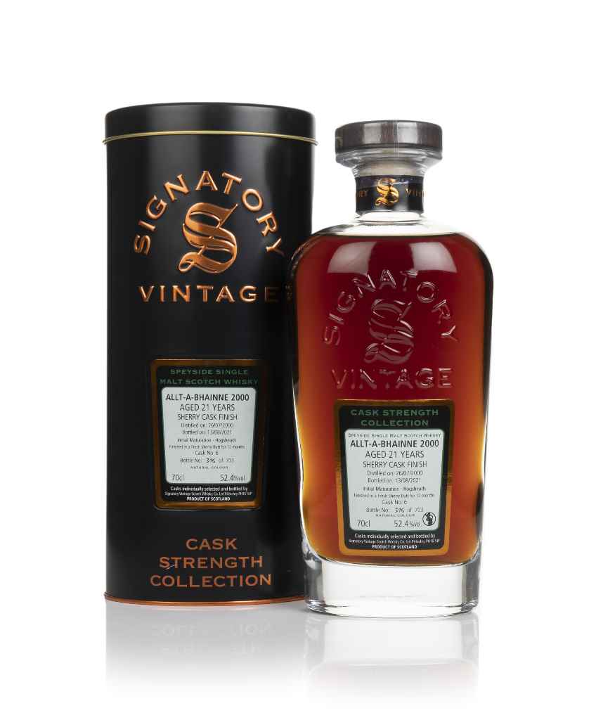 Allt-á-Bhainne 21 Year Old 2000 (cask 6) - Cask Strength Collection (Signatory) 70cl product image