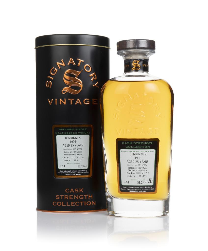 Benrinnes 25 Year Old 1996 (cask 11712 & 11716) - Cask Strength Collection (Signatory) 70cl product image