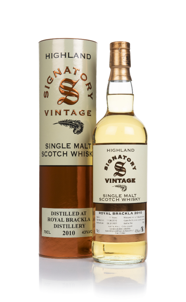 Royal Brackla 11 Year Old 2010 (casks 307491, 307495 & 307498) - Signatory 70cl product image