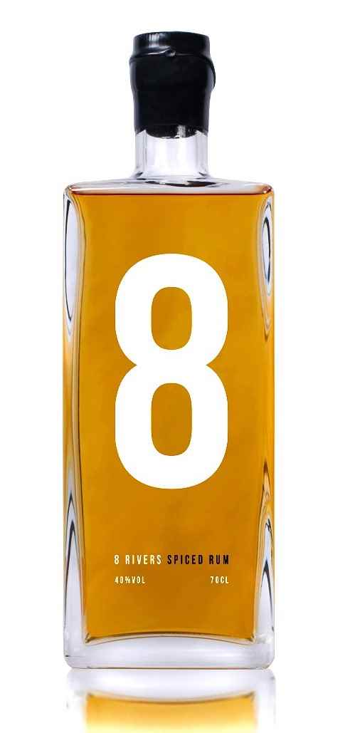 8 Rivers Spiced Rum 70cl product image