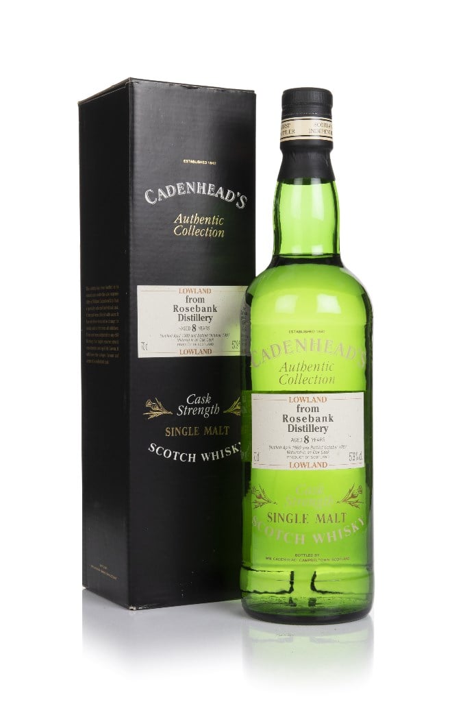 Rosebank 8 Year Old 1989 - Authentic Collection (WM Cadenhead) (57.9%) 70cl product image