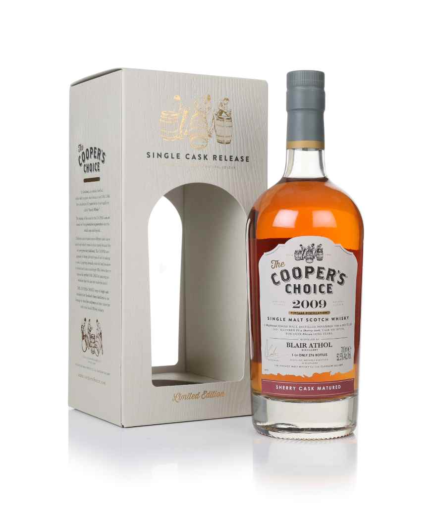 Blair Athol 11 Year Old  2009 (cask 307276) - The Cooper's Choice (The Vintage Malt Whisky Co.) 70cl product image