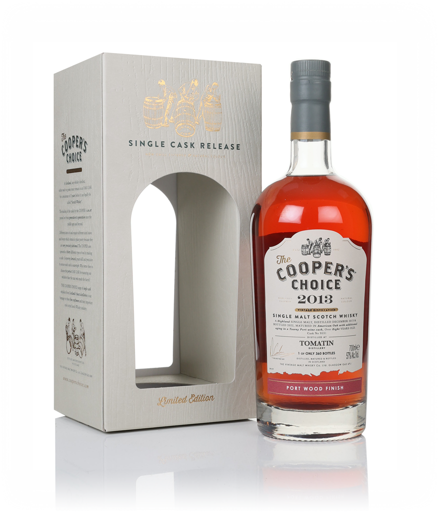 Tomatin 8 Year Old 2013 (cask 9531) - The Cooper's Choice (The Vintage Malt Whisky Co.) 70cl product image