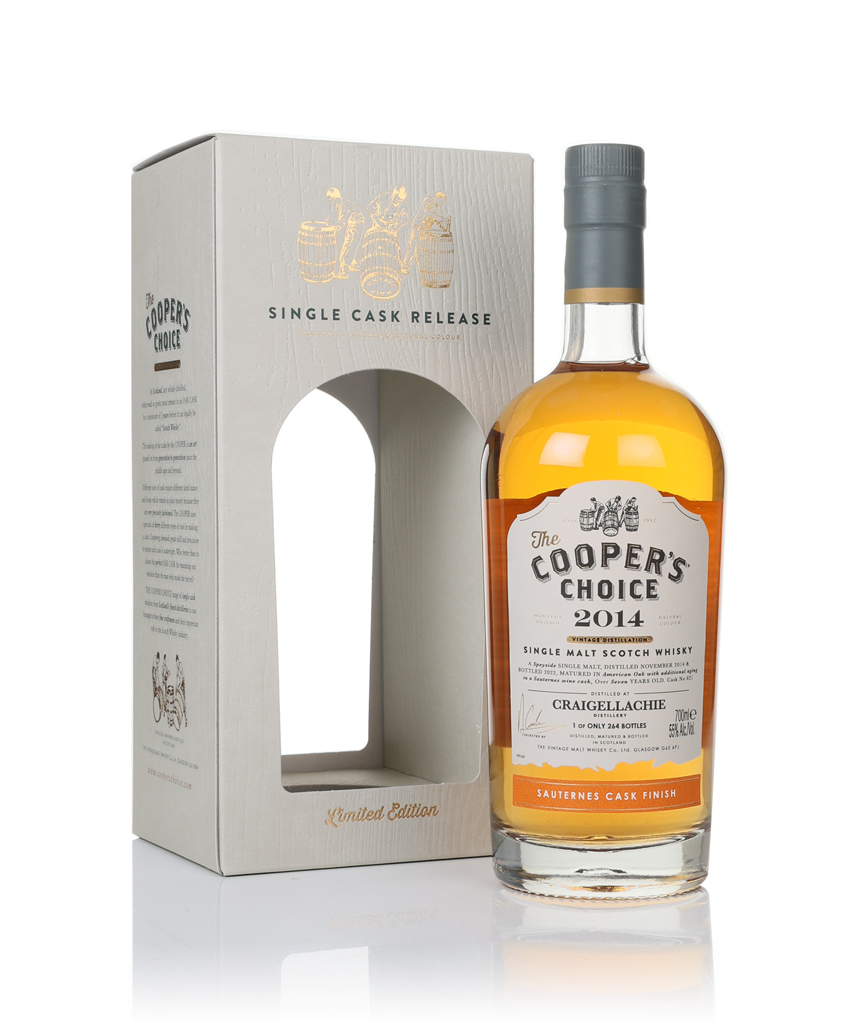 Craigellachie 7 Year Old 2014 (cask 621) - The Cooper's Choice (The Vintage Malt Whisky Co.) 70cl product image