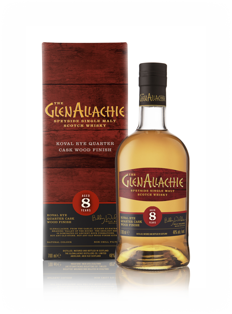 GlenAllachie 8 Year Old Koval Rye Quarter Cask Wood Finish 70cl product image