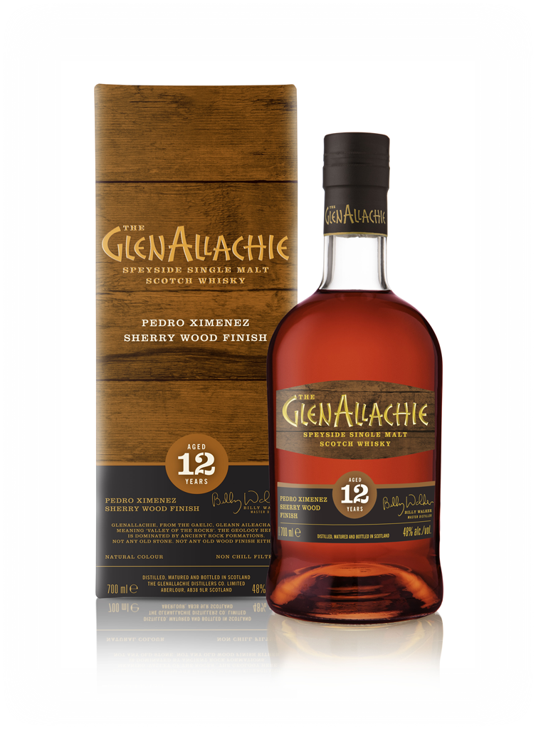GlenAllachie 12 Year Old Pedro Ximénez Sherry Wood Finish 70cl product image