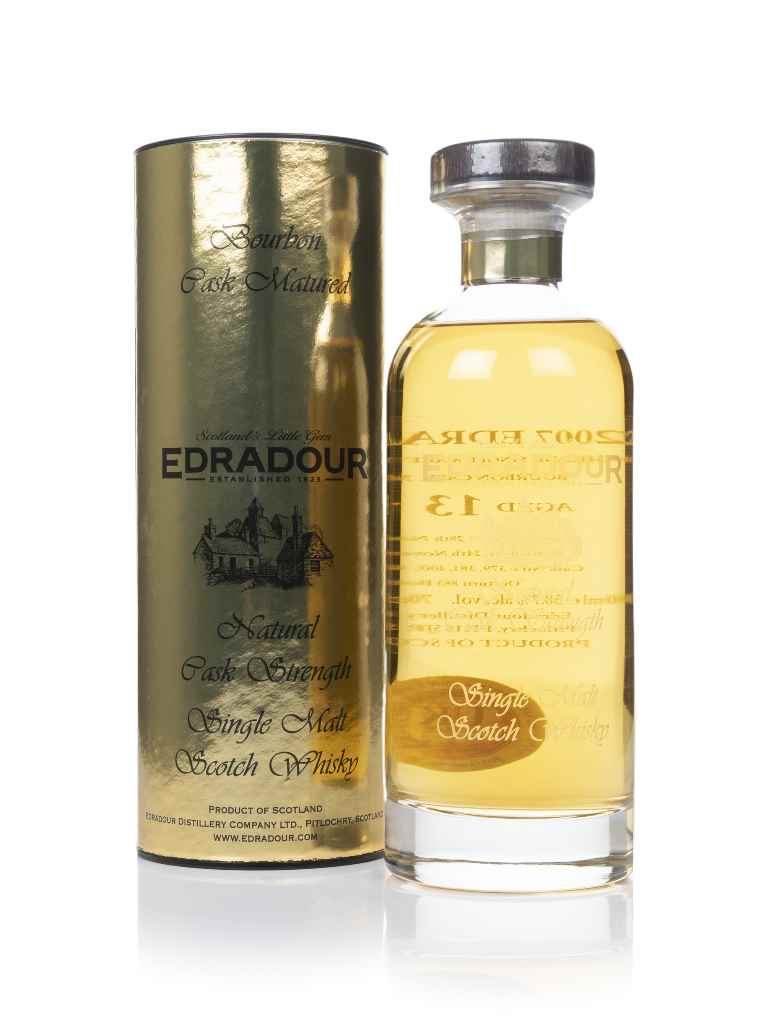 Edradour 13 Year Old 2007 Bourbon Cask Matured Natural Cask Strength - Ibisco Decanter 70cl product image