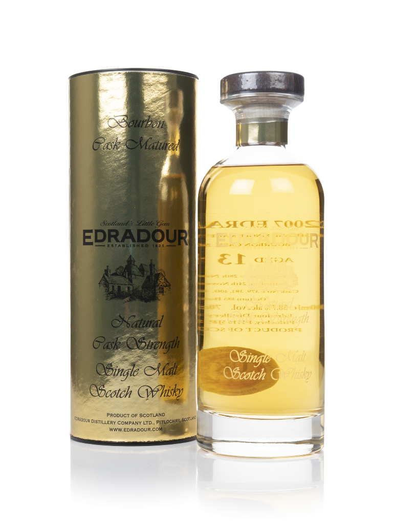 Edradour 13 Year Old 2007 Bourbon Cask Matured Natural Cask Strength - Ibisco Decanter 70cl product image