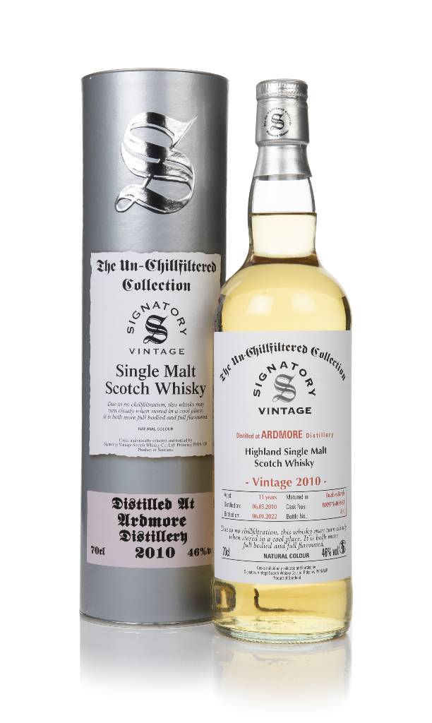 Ardmore 11 Year Old 2010 (casks 800975 & 800983) - Un-Chillfiltered Collection (Signatory) 70cl product image