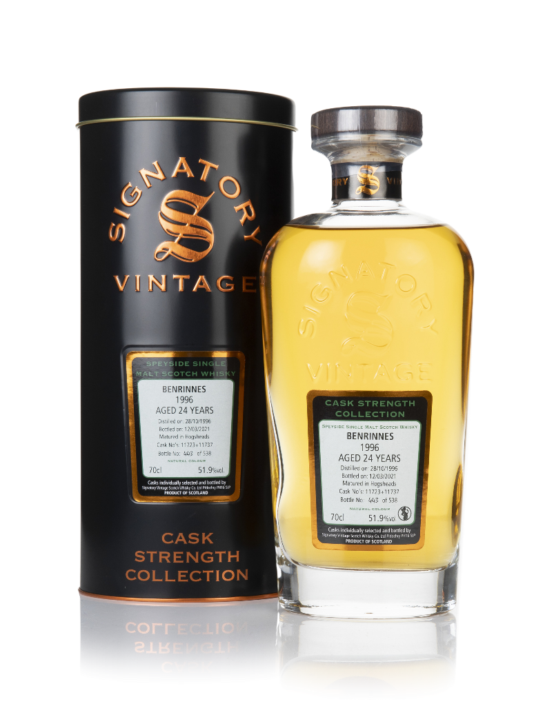 Benrinnes 24 Year Old 1996 (cask 11723 & 11737) - Cask Strength Collection (Signatory) 70cl product image