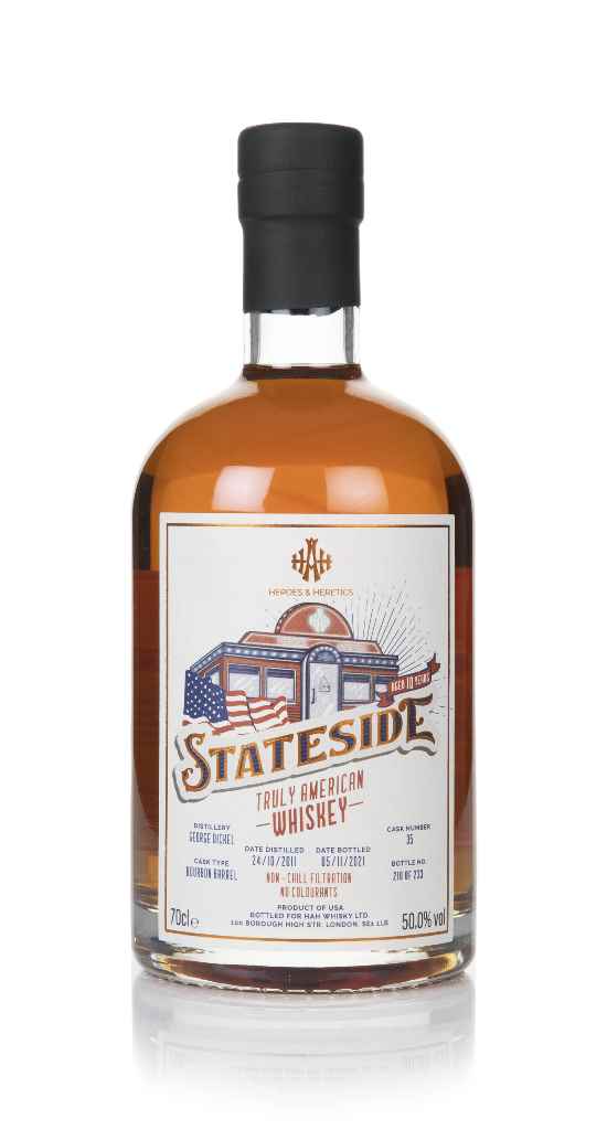 George Dickel 10 Year Old 2011 (cask 35) - Stateside (Heroes & Heretics) 70cl product image