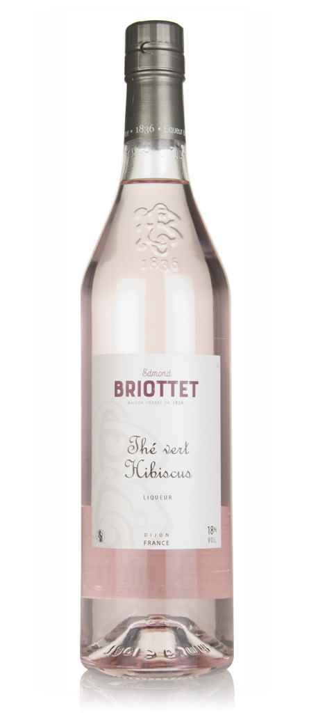 Edmond Briottet Liqueur de Thé Vert Hibiscus (Green Tea & Hibiscus) 70cl product image