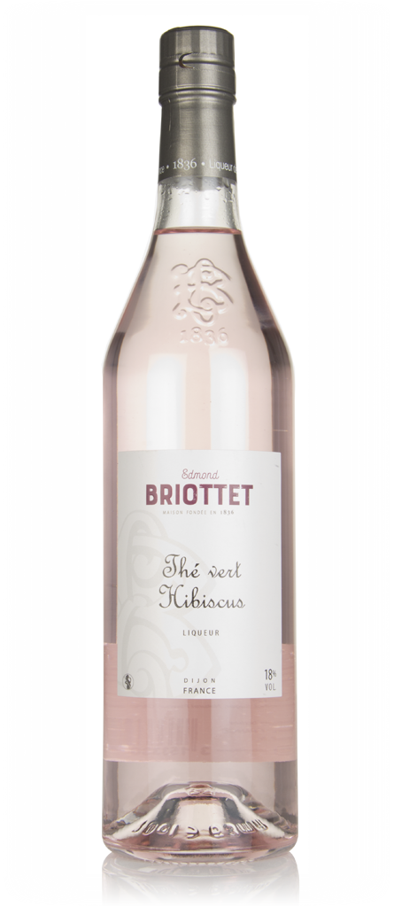 Edmond Briottet Liqueur de Thé Vert Hibiscus (Green Tea & Hibiscus) 70cl product image