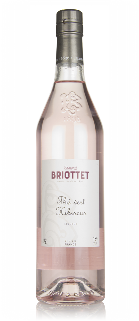 Edmond Briottet Liqueur de Thé Vert Hibiscus (Green Tea & Hibiscus) 70cl product image