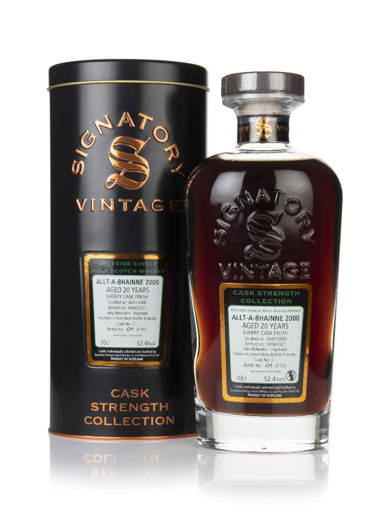 Allt-á-Bhainne 20 Year Old 2000 (cask 3) - Cask Strength Collection (Signatory) 70cl product image