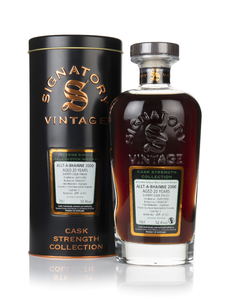 Allt-á-Bhainne 20 Year Old 2000 (cask 3) - Cask Strength Collection (Signatory) 70cl product image