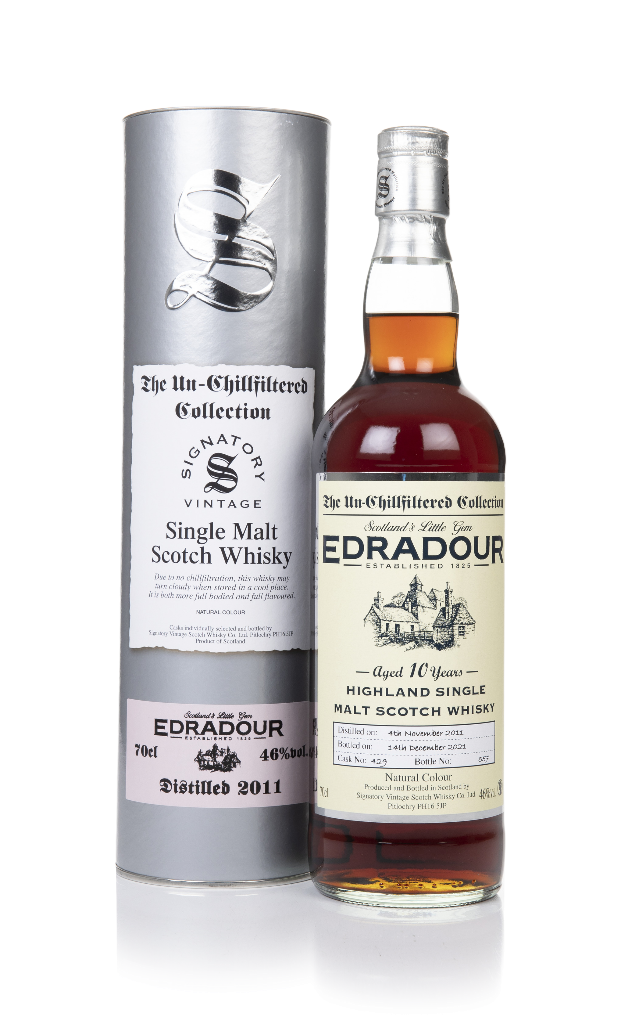 Edradour 10 Year Old 2011 (cask 429) - Un-Chillfiltered Collection (Signatory) 70cl product image