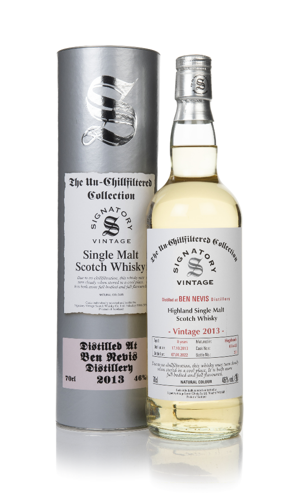 Ben Nevis 8 Year Old 2013 (casks 431 & 433) - Un-Chillfiltered Collection (Signatory) 70cl product image