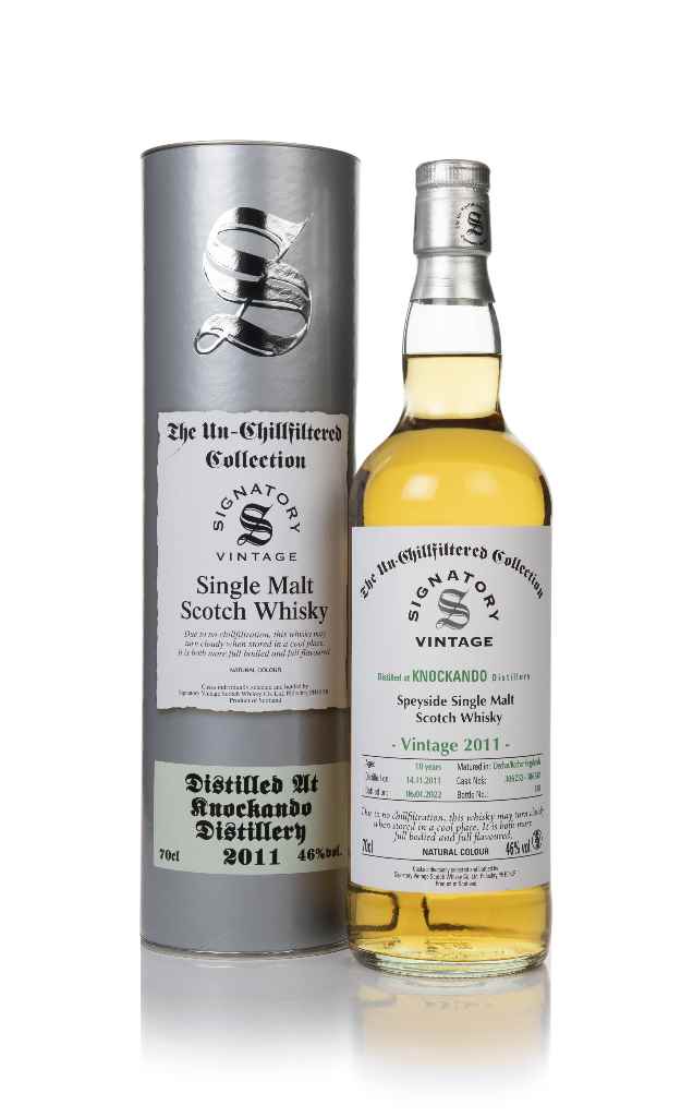 Knockando 10 Year Old 2011 (casks 306232 & 306248) - Un-Chillfiltered Collection (Signatory) 70cl product image