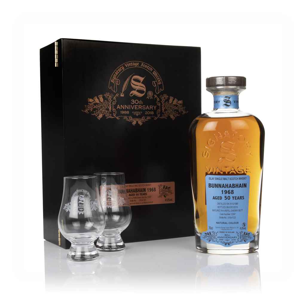 Bunnahabhain 50 Year Old 1968 (cask 12397) - 30th Anniversary Gift Box (Signatory) 70cl product image