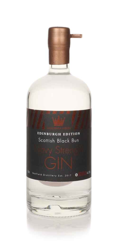 Sheffield Distillery Hallmark Navy Strength Scottish Black Bun Gin - Edinburgh Edition 70cl product image