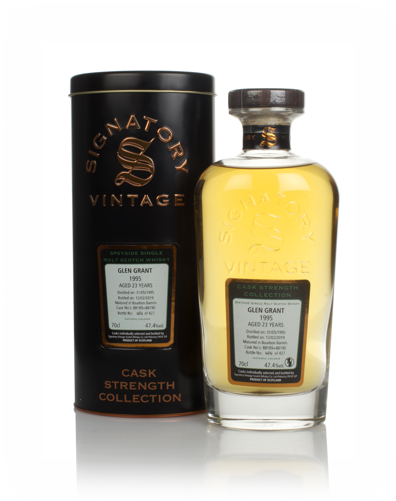 Glen Grant 23 Year Old 1995 (casks 88189 & 88190) - Cask Strength Collection (Signatory) 70cl product image