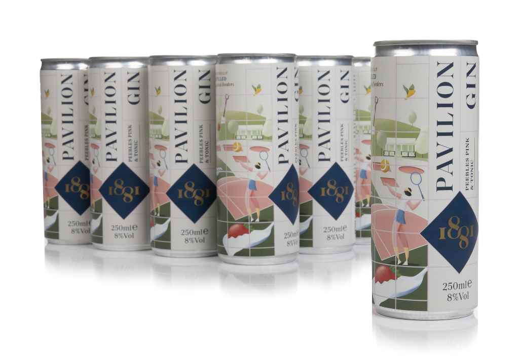 1881 Pavilion Pink Hydro Gin & Tonic (12 x 250ml) 300cl product image