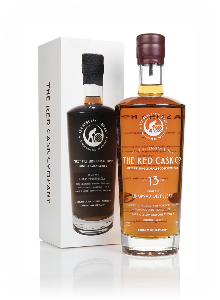 Linkwood 13 Year Old 2008 (cask 303020) - The Red Cask Co. 70cl product image