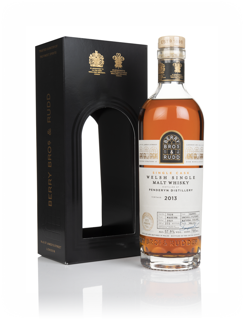 Penderyn 2013 (bottled 2021) (cask 7526) - Berry Bros. & Rudd 70cl product image