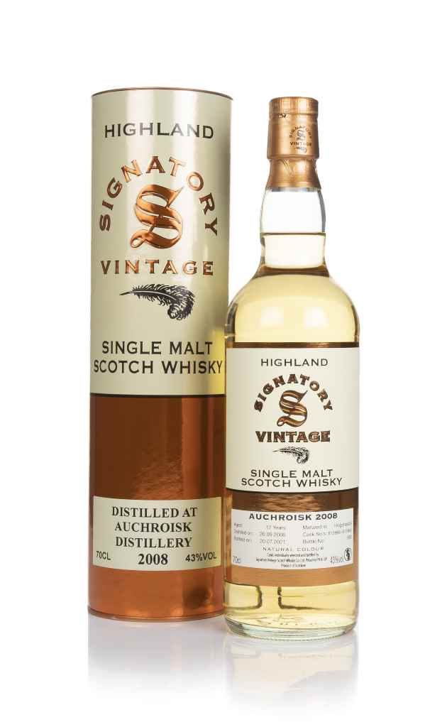 Auchroisk 12 Year Old 2008 (casks 813968 & 813969) - Signatory 70cl product image