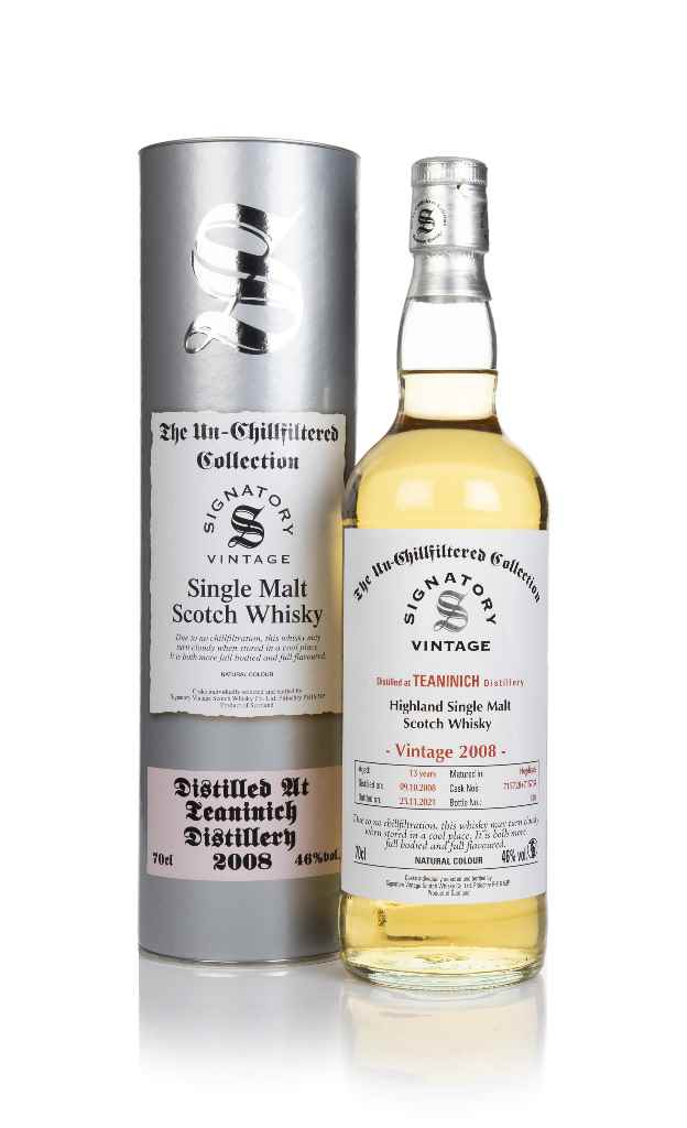 Teaninich 13 Year Old 2008 (casks 715728 & 715734) - Un-Chillfiltered Collection (Signatory) 70cl product image