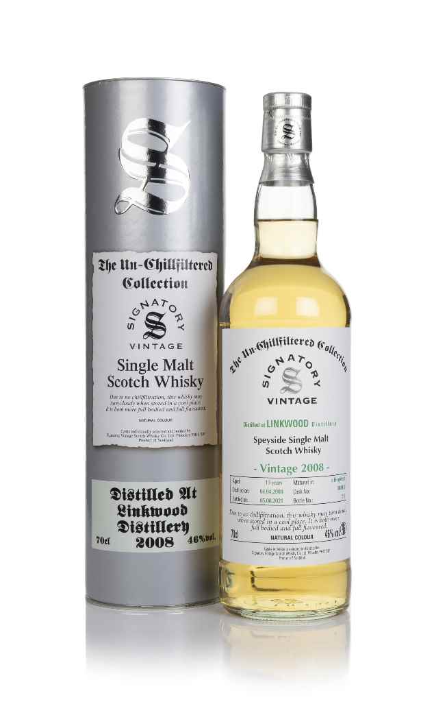 Linkwood 13 Year Old 2008 (cask 803836) - Un-Chillfiltered Collection (Signatory) 70cl product image