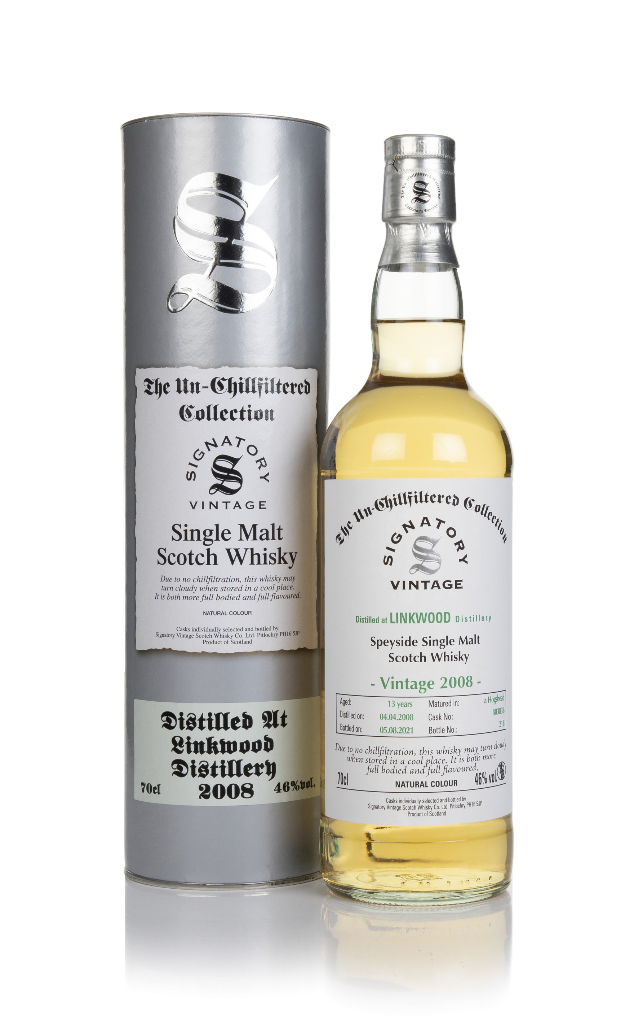 Linkwood 13 Year Old 2008 (cask 803836) - Un-Chillfiltered Collection (Signatory) 70cl product image